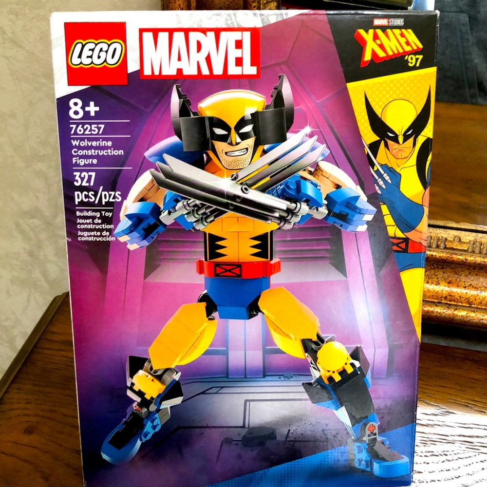 New Lego Marvel Wolverine Construction Figure 76257 buildable action figure.